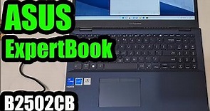 ASUS ExpertBook B2502CB (15.6 Laptop/Notebook, Unboxing, Review, Test)