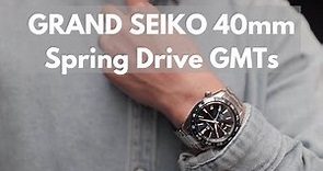 Grand Seiko 40.5mm Spring Drive GMTs fit great on the wrist! | Carat & Co.