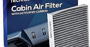 AirTechnik CF11810 Cabin Air Filter w/Activated Carbon | Replacement For Fiat 500L 14-20, 500X 16-23, Jeep Compass 17-24, Renegade 15-23, Alfa Romeo Tonale 2024, Dodge Hornet 2023-2024 - 68338536AA