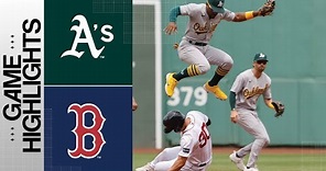 A s vs. Red Sox Game Highlights (7/9/23) | MLB Highlights