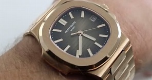 Patek Philippe Nautilus 5711/1R-001 Rose Gold Watch Review