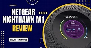 NETGEAR Nighthawk M1 4G LTE WiFi Mobile router WiFi Router Review watch before you buy!