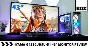 iiyama 43 inch G4380UHSU B1 Gaming Monitor Review | 4K