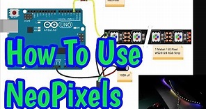 HOW TO USE WS2812B NEOPIXELS WITH FASTLED ON ARDUINO