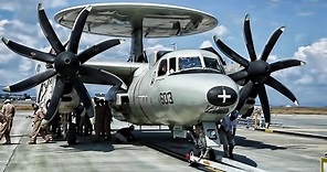 E-2C Hawkeye • Aircraft Carrier Turboprop Plane