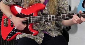 Vintage ReIssued VJ74FR Bass ~ Firenza Red