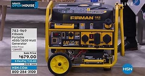 FIRMAN Portable 4550/3600 Watt Generator