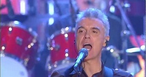 Talking Heads Perform Burning Down the House at the 2002 Inductions
