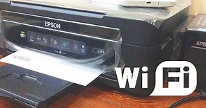 How To Connect EPSON L365 Printer to WiFi Network