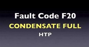 F20 Fault Code