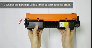 GPC Image Compatible Toner Cartridge Replacement for HP 17A CF217A Compatible with Laserjet Pro M102a M102w Pro MFP M130nw M130a M130fn M130fw Series Printer Tray (4 Black)