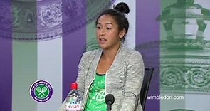 Heather Watson first round press conference