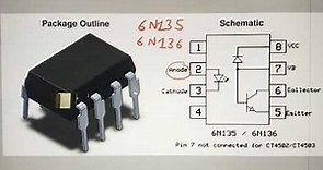6n135|6n136| optocoupler circuit|optocoupler testing