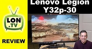 Lenovo s Huge Legion Y32p-30 Delivers a Lot for $749 - 4k, 144hz Gaming Monitor