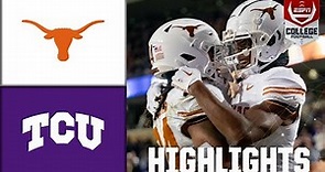 Texas Longhorns vs. TCU Horned Frogs | Full Game Highlights