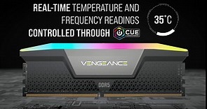CORSAIR VENGEANCE RGB DDR5 RAM 64GB (2x32GB) 6600MHz CL32 Intel XMP iCUE Compatible Computer Memory - Black (CMH64GX5M2B6600C32)