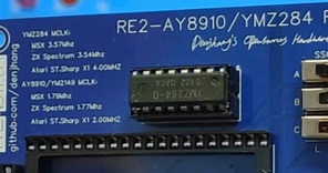 Tutorial for using RE2-YMZ284 music module