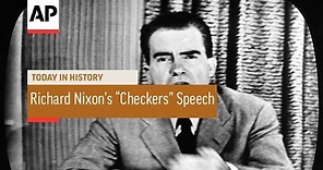 Richard Nixon s Checkers Speech - 1952 | Today in History | 23 Sept 16