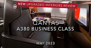 Qantas A380 Business Class Trip Report