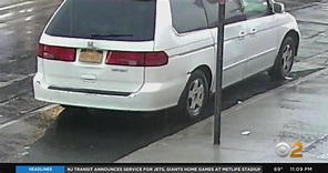 Image shows license plate of suspect in Bronx robbery