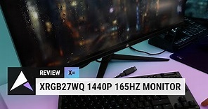 X= XRGB27WQ 1440p 165Hz Monitor Review