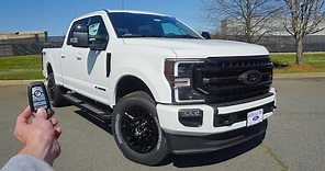 2020 Superduty Ford F-250 Lariat: Start Up, Test Drive, Walkaround and Review
