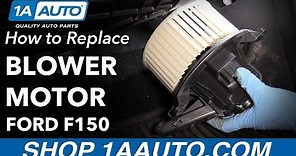 How to Replace Blower Motor 09-14 Ford F-150