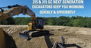 Discover the Cat® 315 & 315 GC Hydraulic Excavators