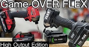 MILWAUKEE High Output vs FLEX 24-VOLT FLEXED IN THEIR PLACE! (You ASKED for THIS)