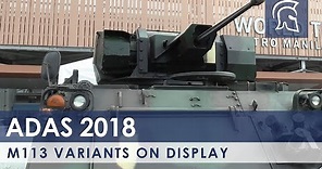 A Walk Around The M113 Variants On Display At ADAS 2018