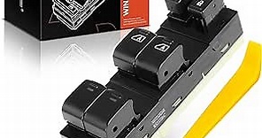A-Premium Front Driver Side Master Power Window Switch Compatible with Infiniti G35 2007-2008, G37 2009-2013, Sedan, Replace# 25401JK43D, 25401JK43E
