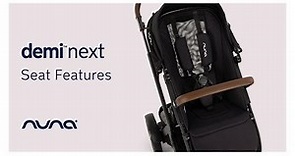 US | Nuna DEMI next Stroller Seat Features | Tutorial