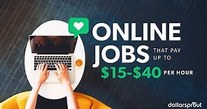 10 BEST Online Jobs to Work From Home (Earn $15-$40+/Hour)