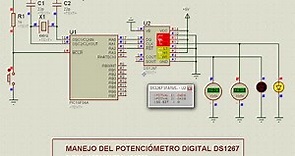 Manejo del potenciómetro digital DS1267