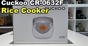 Cuckoo CR-0632F Micom Fuzzy Logic Rice Cooker