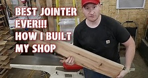How I built my shop - Jet Jointer 8 Helical Head