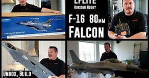 Horizon Hobby - F-16 Falcon 80mm - Unbox, Build, & Radio Setup