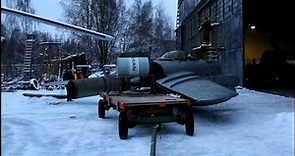 Запуск двигателя МиГ-15