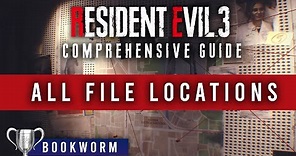 ALL FILE LOCATIONS In Resident Evil 3 Remake | SPOILERS