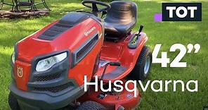 Husqvarna 6 month Review! Riding 42 Mower 18.5hp