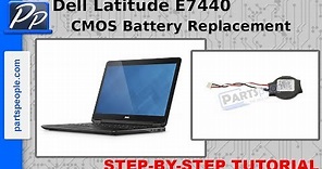 Dell Latitude E7440 CMOS Battery Video Tutorial Teardown