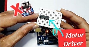 How to Control DC Motors with L293D Motor Driver and Arduino