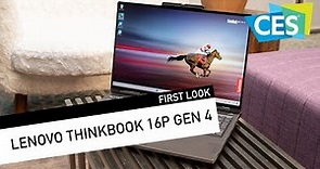 Lenovo ThinkBook 16P Gen 4 - CES 2023 First Look