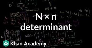 n x n determinant | Matrix transformations | Linear Algebra | Khan Academy