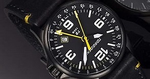 Torgoen T9 Matte Black GMT Pilot Watch for Men Review, Stealth Black Pilot Watch made with quality a