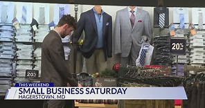 Shopper support locals on Small Business Saturday