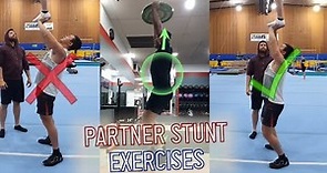 Use LESS STRENGTH in cheerleading with this technique | How to cheer (Partner & Coed stunts)