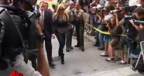 Raw Video: Lindsay Lohan Arrives in Court