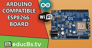 Arduino Tutorial: First look at the WeMos D1 Arduino compatible ESP8266 Wifi Board from Banggood.com