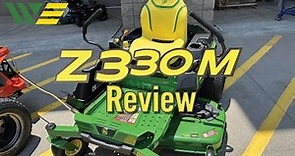 2023 John Deere Z330M Zero Turn Mower Review & Walkaround